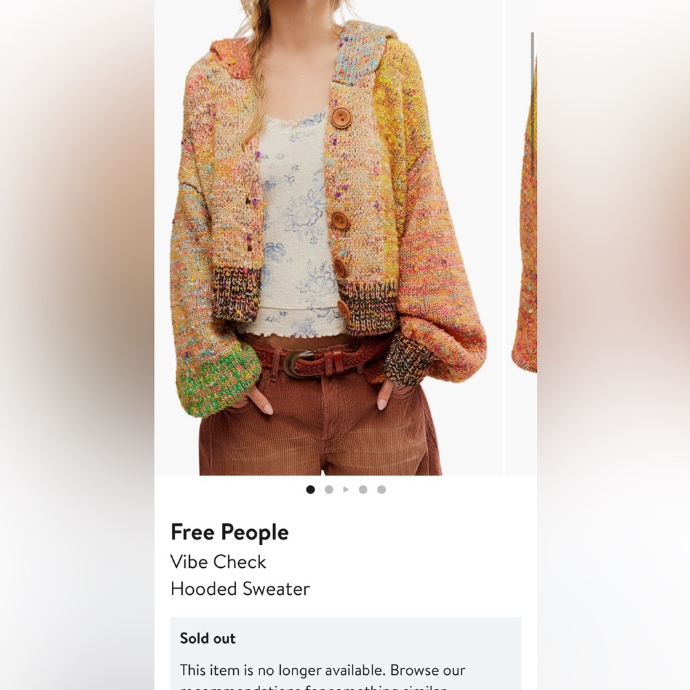 Free People Vibe Check Sweater